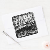 JAGDTIGER VIERKANTE STICKER (Envelop)