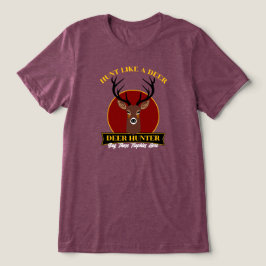 Jagen als een hert Tri-Blend shirt