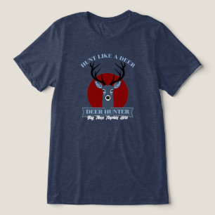 Jagen als een hert Tri-Blend shirt