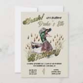 Jagen Camo Duck Bruh Verjaardag Campout Kaart (Voorkant)