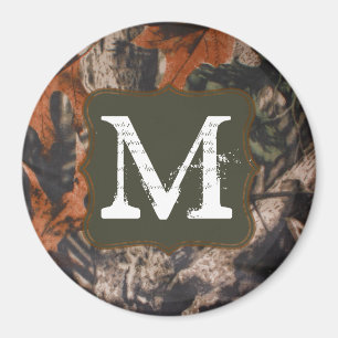 Jagen Camo Hunters Camou Monogram Initiaal Magneet