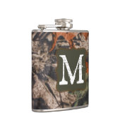 Jagen Camo Hunters Camouf Monogram Whiskey Flask Heupfles (Rechts)