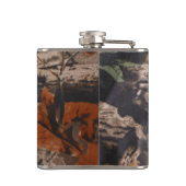 Jagen Camo Hunters Camouf Monogram Whiskey Flask Heupfles (Achterkant)
