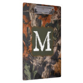 Jagen Camo Hunters Monogram Initiaal Clip Board Klembord (Rechts)