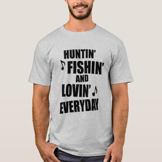 Jagen, dagelijks Gevist T-shirt (Voorkant)