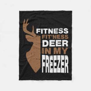 Jagen Fitness Herten In Freezer Hunter Mannen Boys Fleece Deken