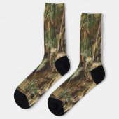 Jagen Gevist Bulrush Camouflage Camo Print Sokken (Links)