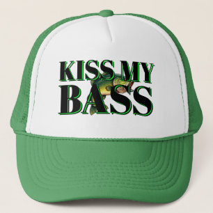 Jagen Gevist Gear Kiss My Bass Outdoor Sports Trucker Pet