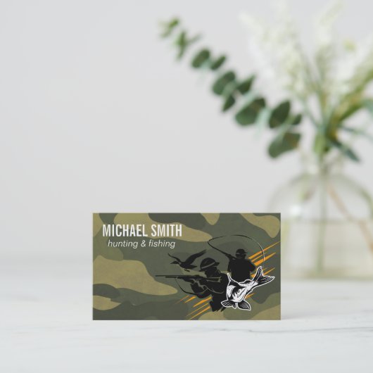 Jagen Gevist | wild leven Visitekaartje (Staand voorkant)