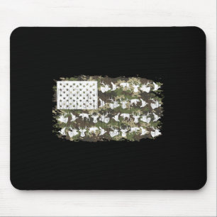 Jagen Herten Jagers Camo Amerikaanse Vlag VS Grapp Muismat