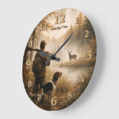 Jagen in de mist grote klok (Hoek)