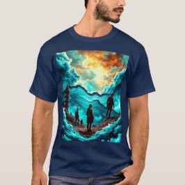 Jagen in een Abstracte wereld T-shirt