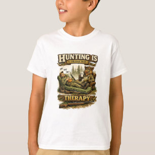 Jagen is goedkoper dan therapie t-shirt