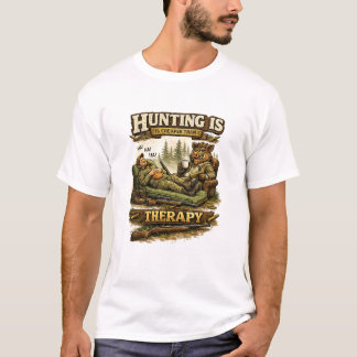 Jagen is goedkoper dan therapie t-shirt