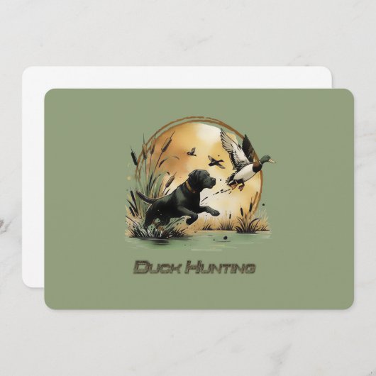 Jagen Kaart (Voorkant / Achterkant)