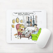 Jagen met automatische wapens Grappige cadeaus & T Muismat (Met muis)