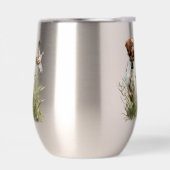 Jagen met een Bretonse hond, Art (Links)