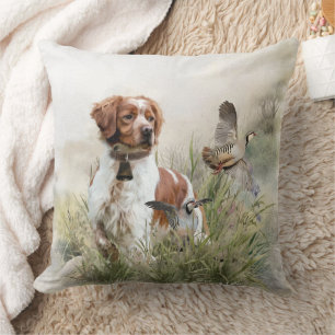 Jagen met een Bretonse hond, Art Kussen