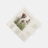 Jagen met een Bretonse hond, Art Servet (Hoek)