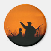 Jagen met papa magneet (Voorkant)