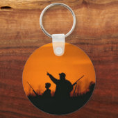 Jagen met papa sleutelhanger (Voorkant)