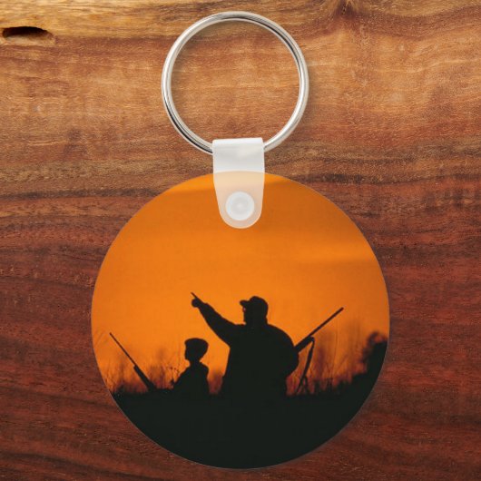 Jagen met papa sleutelhanger (Voorkant)