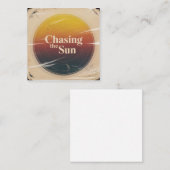 Jagen naar de Zon Contactkaartje (Voorkant / Achterkant)