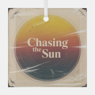 Jagen Naar De Zon Glas Ornament