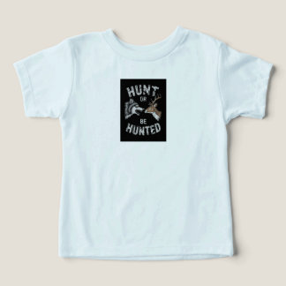 Jagen of Gejaagd Worden Grafische Witte T-Shirt |