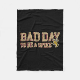 Jagen op Byd Day om een spikke grappige herten te  Fleece Deken