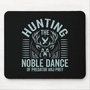 Jagen op de edele dans van Predator en Prey Hunti Muismat
