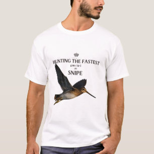Jagen op de snelste vogel - de snipe t-shirt