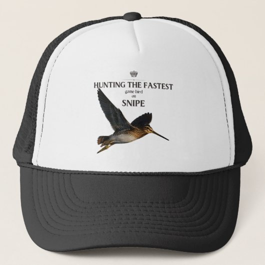 Jagen op de snelste vogel - de snipe trucker pet (Voorkant)