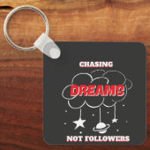 JAGEN OP DROMEN NIET BLOEMEN NIEUW BESTE SLEUTELHANGER (Voorkant)