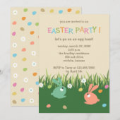 Jagen op Easter Eggs Party Uitnodigingen (Voorkant / Achterkant)