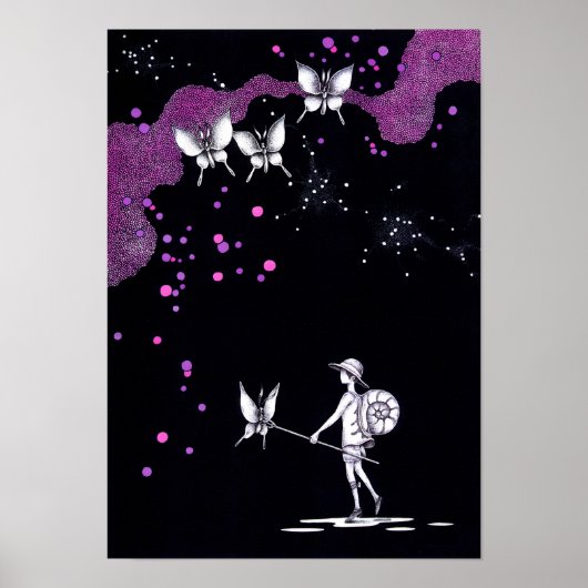 Jagen op een midzomernacht. poster (Voorkant)