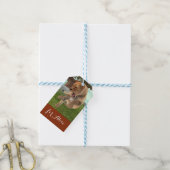 Jagen op leeuwin cadeaulabel (Met Touw)
