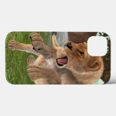 Jagen op leeuwin Case-Mate iPhone case (Achterkant (horizontaal))