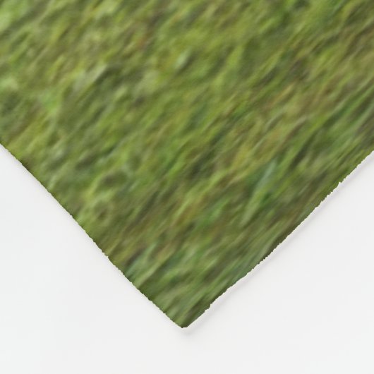 Jagen op leeuwin fleece deken (Hoek)