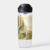 Jagen op leeuwin waterfles (Achterkant)