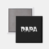 Jagen Papa Jagen Mannen Vaderdag Magneet (Voorkant / Achterkant)