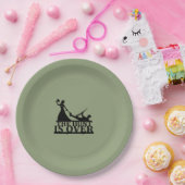 Jagen Papieren Bordje (Feest)