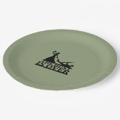 Jagen Papieren Bordje (Gekanteld)