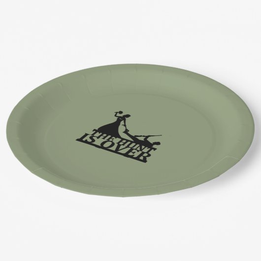 Jagen Papieren Bordje (Gekanteld)