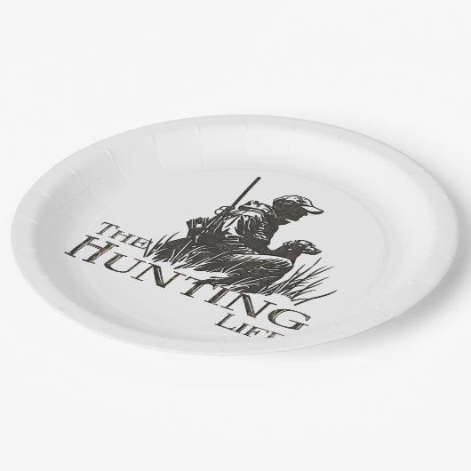 Jagen Papieren Bordje (Gekanteld)