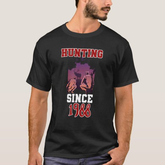 Jagen sinds 1988 t-shirt (Voorkant)