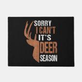 Jagen Sorry voor het hertenseizoen Grappige jager  Deurmat (Voorkant)