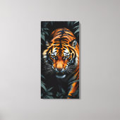 Jagen Tijger Canvas Afdruk (Voorkant)