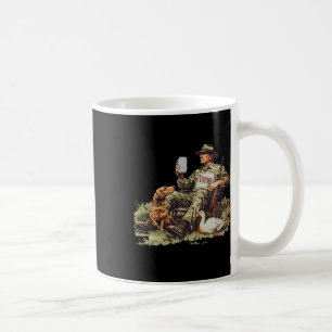 Jagen Trump Camouflage Grappige Eendenjacht Seizoe Koffiemok