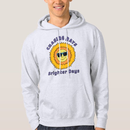 Jagen van stralen hoodie (Voorkant)
